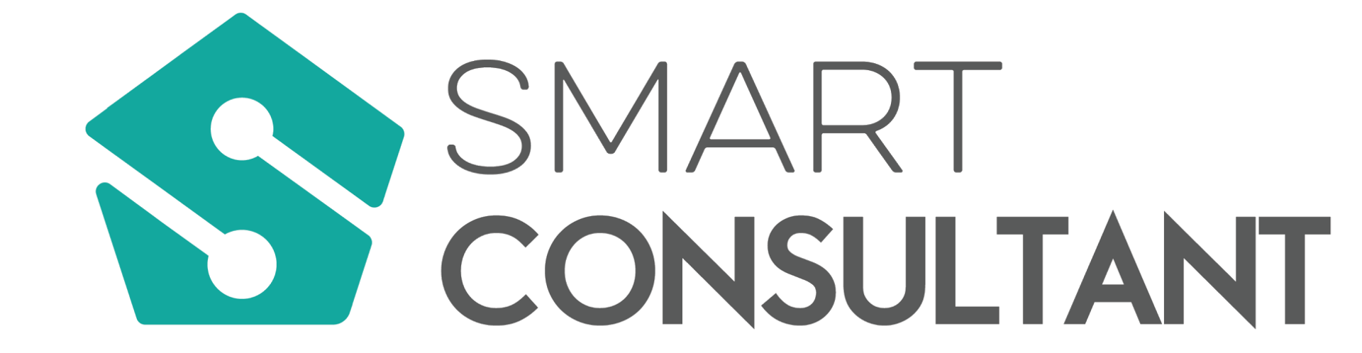 Logo Smart Consultant grijs met transparante achtergrond